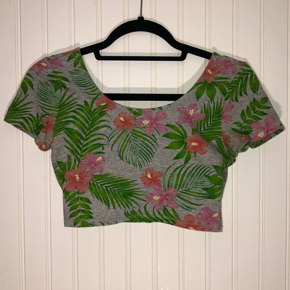 Floral Cotton Crop Top